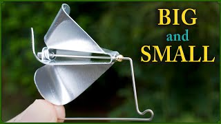 Big and Small sizes: How to make a 4-bladed prop for buzzbait.
