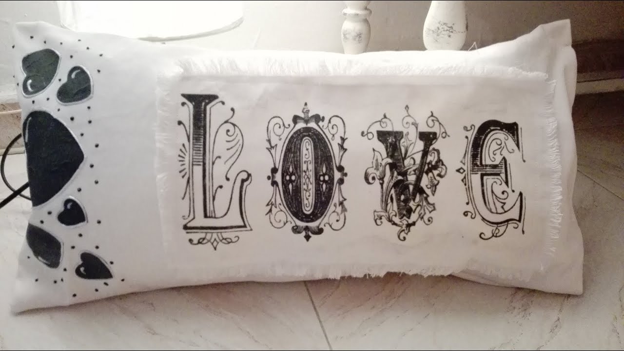 TRANSFER Y STENCIL 3D SOBRE TELA 2/2