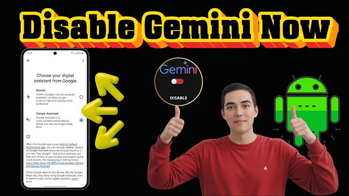 How To Turn Off Gemini On Android - Full Tutorial