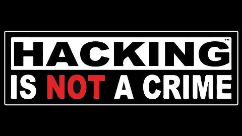 Hacking is not an crime !  But create a criminal 💯