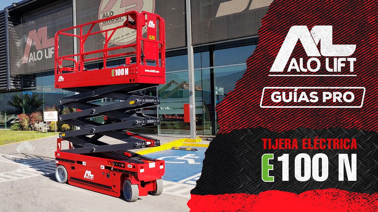 Tijera eléctrica E 100 N | Guías PRO #20 | Sustentabilidad y eficiencia en construcción y bodegas