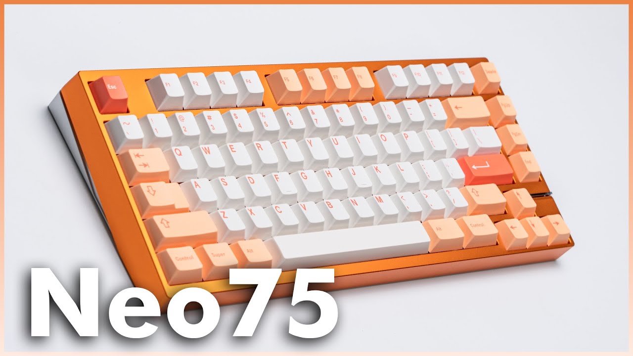 キーボード Neo Studio Neo75 Orange Just Pre-Order This Board Now and Thank Me Later | Neo75 Review
