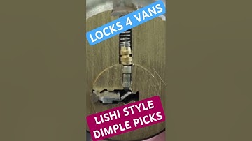 Locks4Vans L4V Lishi Style Dimple Pick CROSS-SECTION #Lishi #Lockpicking #L4V #Locks4Vans #lockpicks