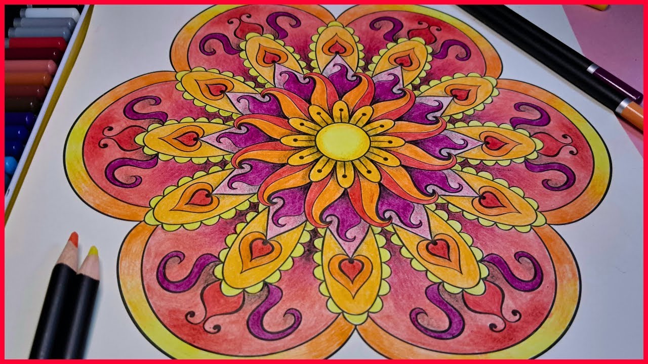 Mandala Coloring ASMR – Relax & Unwind Part 5 #mindfulness #relaxation
