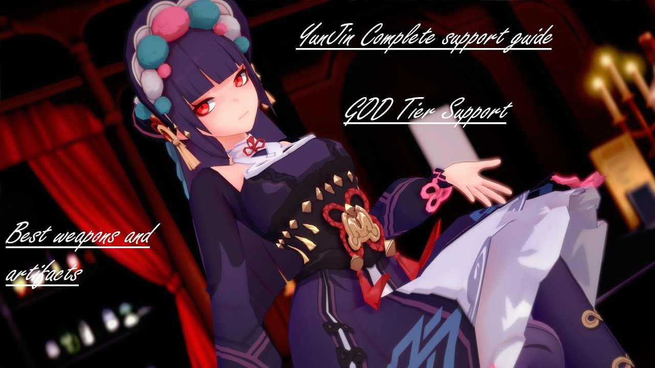 Genshin Impact Character Build Guide - YunJin Support Build (Really