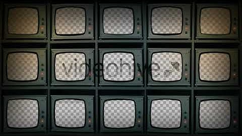 CCTV Templates - Hand Turns On Screen & Wall Of Screens - Motion Graphics