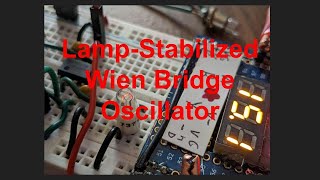 Lamp-Stabilized Wien Bridge Oscillator screenshot 1