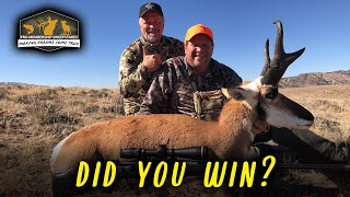 Pro Membership Sweepstakes Drawing For Premium Wyoming Antelope Hunt With Brush Creek Outfitters