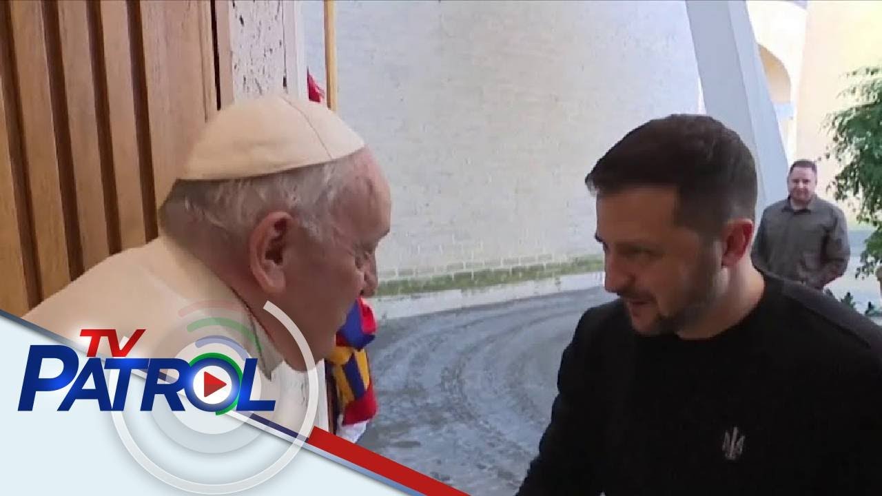 Pope Francis at Ukrainian Pres. Volodymyr Zelensky nagkita sa Vatican | TV Patrol