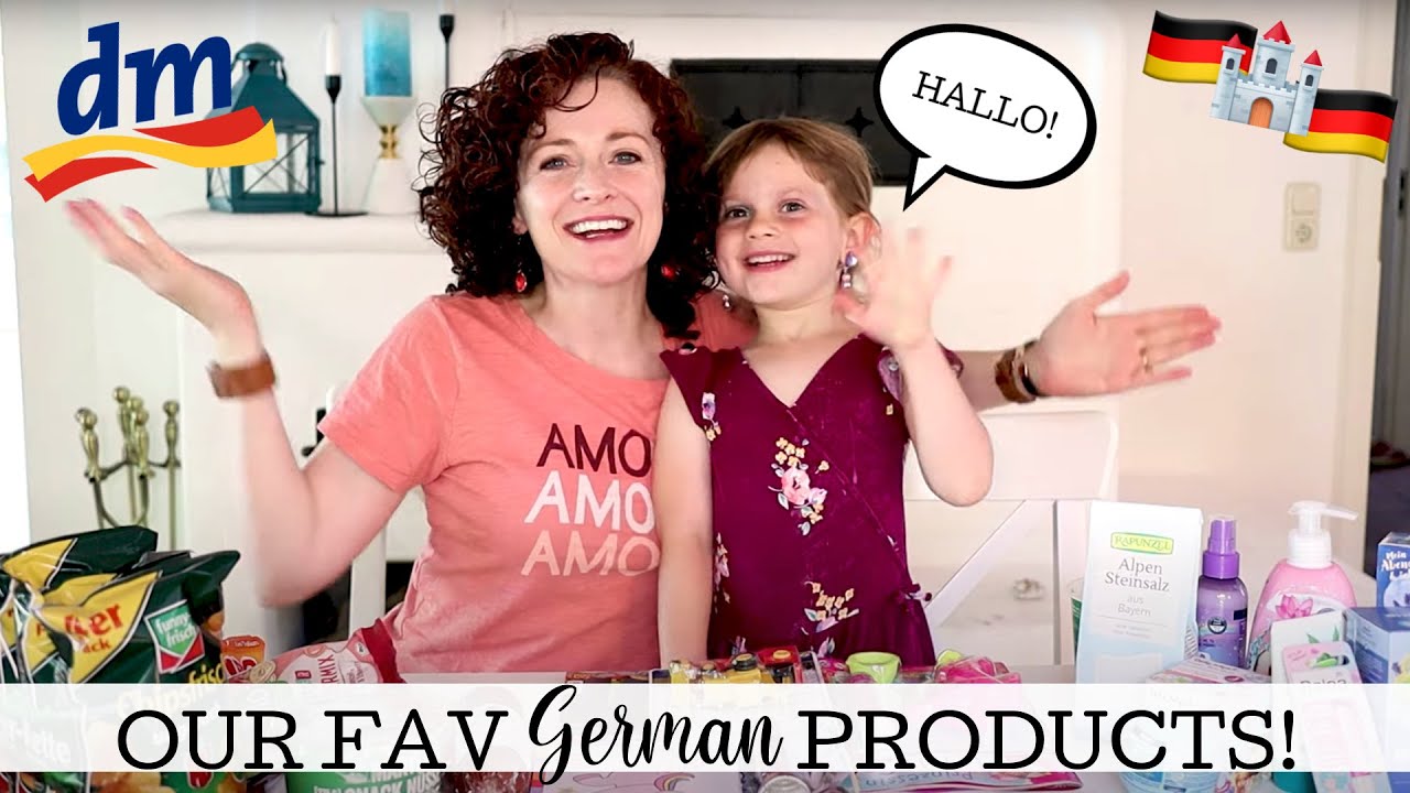Some of Our FAV DM PRODUCTS + GERMAN FOODS 🇩🇪 Featuring Ella! DM