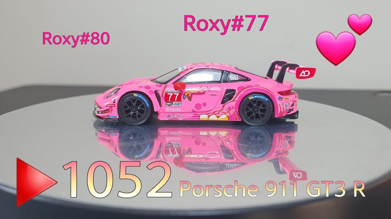 MINI GT 1052/Porsche 911 GT3/Roxy 77 - YouTube