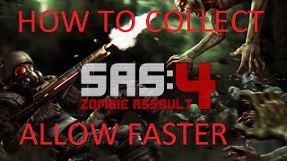 SAS 4 Zombie Assault How To Collect Alloy Faster