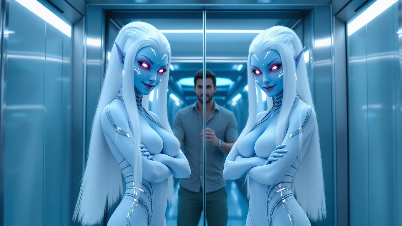 “Are You Bonded, Human?” They Asked — My Teasing Reply Made the Twin Sisters Guard the Exit