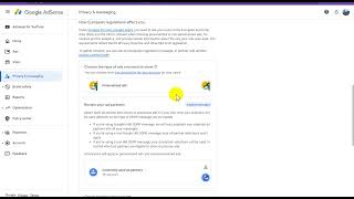 How To Google Adsense Account Confirm consent options in your GDPR message