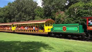 Roger E Broggie Steam Train - Timelapse - Walt Disney World Railroad - Magic Kingdom, Wdw 10-01-2016