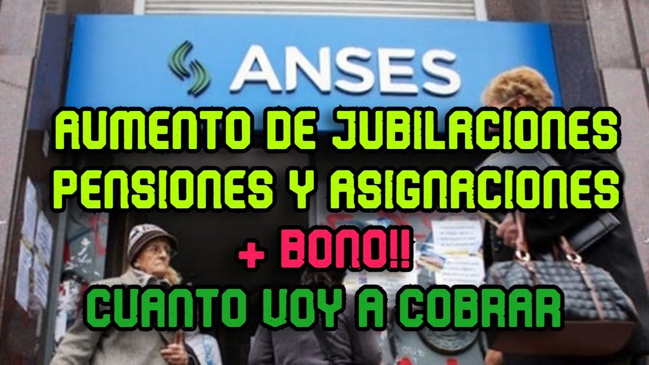 FECHAS DE COBRO JUBILADOS y PENSIONADOS | AGUINALDO ANSES - YouTube