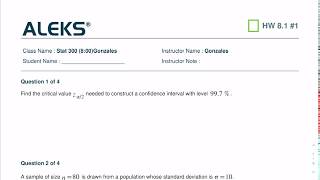 Stat 300 HW 8.1