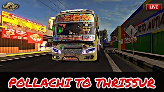 EUROTRUCK SIMULATOR 2 SCM PRIVATE BUS POLLACHI TO THRISSUR#TAMILGAMEPLAY #ETS2 #BUSMODS screenshot 5