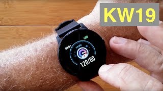 RUNDOING KW19 Ultra-Thin Multi-Sport Blood Pressure Smartwatch: Unboxing and 1st Look screenshot 5