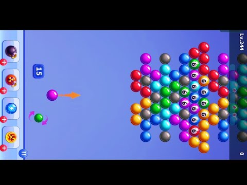 Bubble shooter Gameplay level 142-144 bubble shooter Gameplay new ...