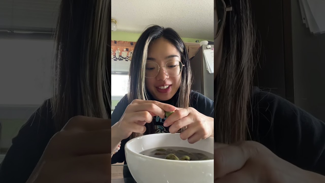 Trying Green Almonds for the first time