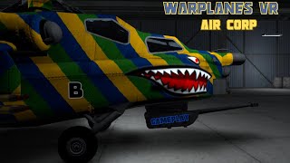 🟦⬜Bluebottles⬜🟦 Playing Warplanes: Air Corp VR Quest 2 Missions Gameplay