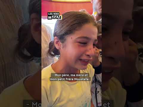 غزة: فتاة تبكي لأسرتها التي قتلتها إسرائيل