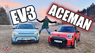 KIA EV3 vs. MINI Aceman - Range or Design Exercise? Why Not Both? (ENG) - Comparison and Review