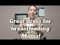 Chic Short Sleeve Summer Dress Great for Breastfeeding Moms
