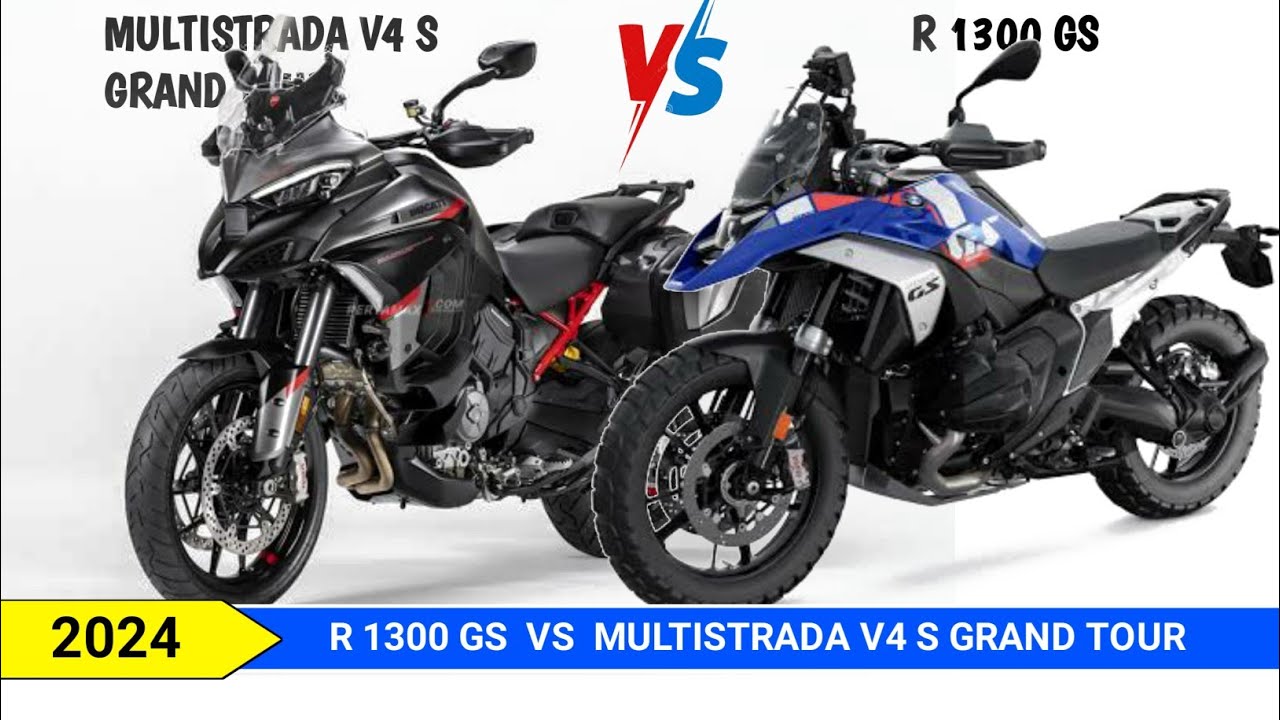 2024 BMW R 1300 GS VS 2024 DUCATI MULTISTRADA V4 S GRAND TOUR - YouTube