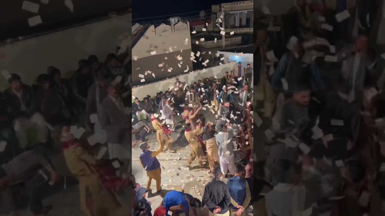 Wedding Heavy Money Rain Paiso ki Barish 