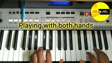 Kesariya Tera | Intro Piano Music | Both Hands Technique | Learn Keyboard | By Rajkumar Laha