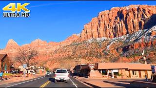 Las Vegas to Zion Complete Desert Scenic Drive Nevada to Utah 4K Zion To Las Vegas Complete Desert Scenic Drive Utah To Nevada 4k