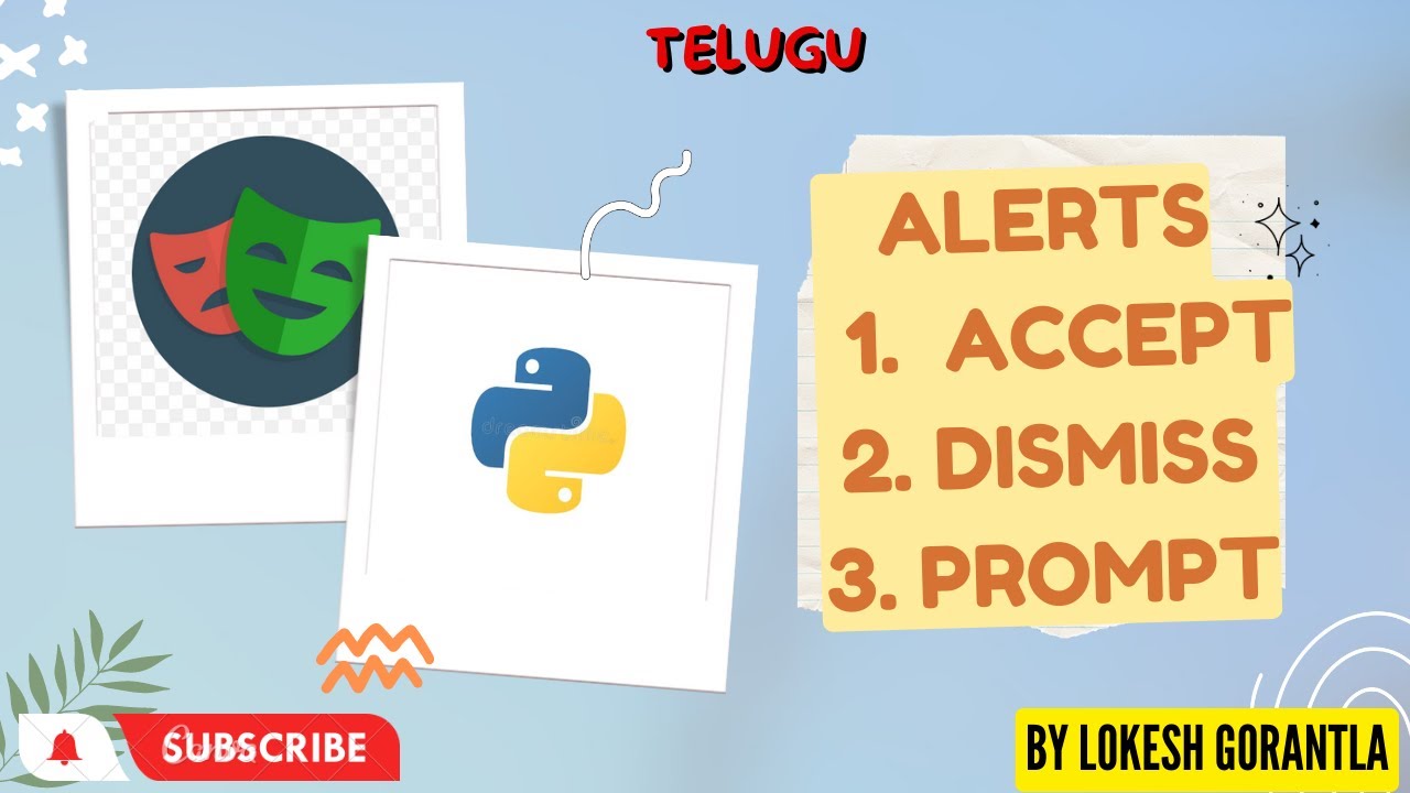 Python Playwright [2023] Part 18: Alerts | Confirm | Dismiss | Prompt ...