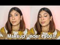 Neutral Glam Makeup Look *Using Products Under ₹500* | Tanuja Rajawat