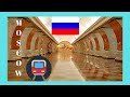 MOSCOW, the famous METRO (subway, underground) STATIONS, RUSSIA