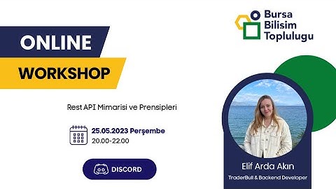 Rest API Mimarisi ve Prensipleri - Elif Arda Akın