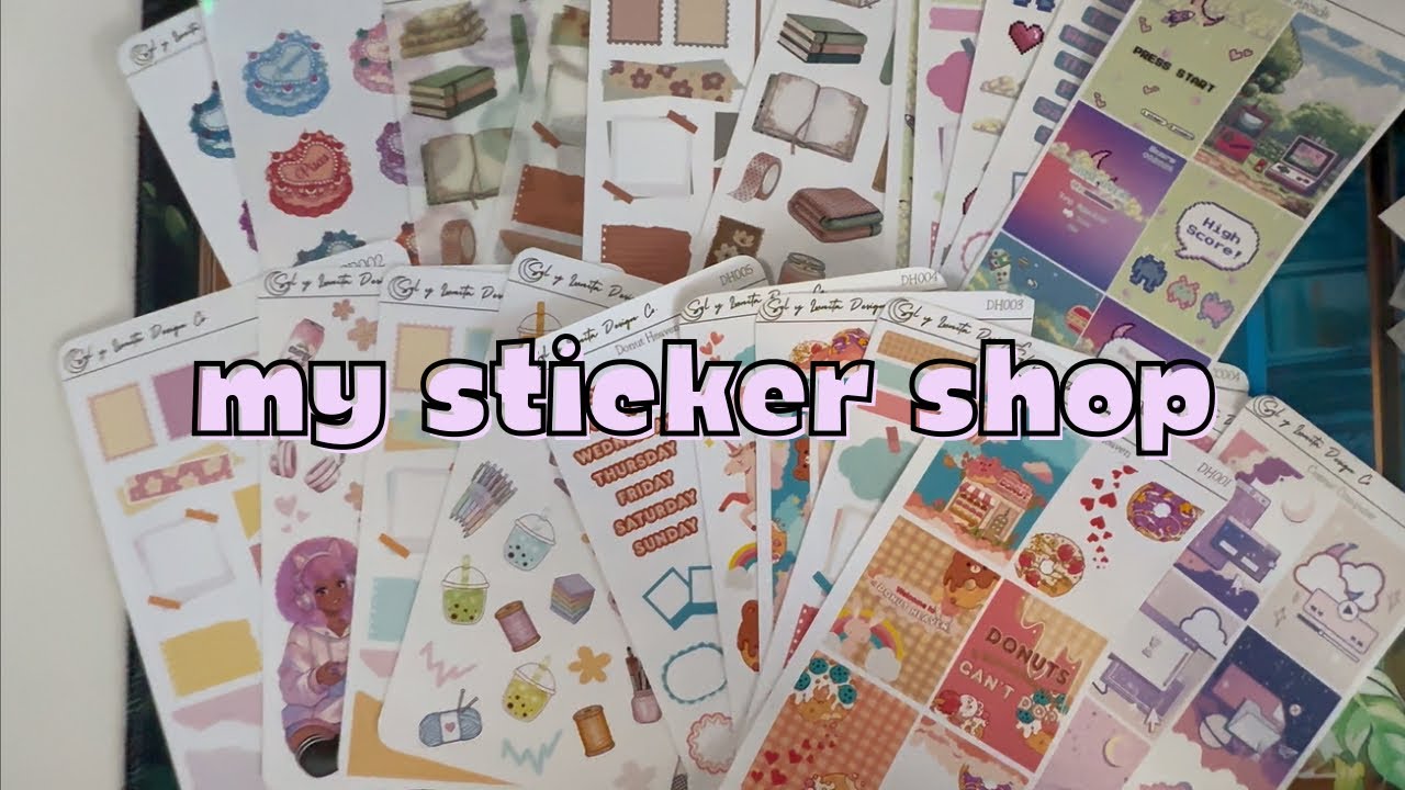 Opening my Own Sticker Shop | Sol y Lunita Design Co.