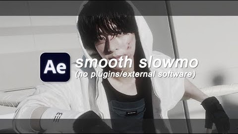 smooth slow-motion (no plugins) | after effects tutorial (read desc)