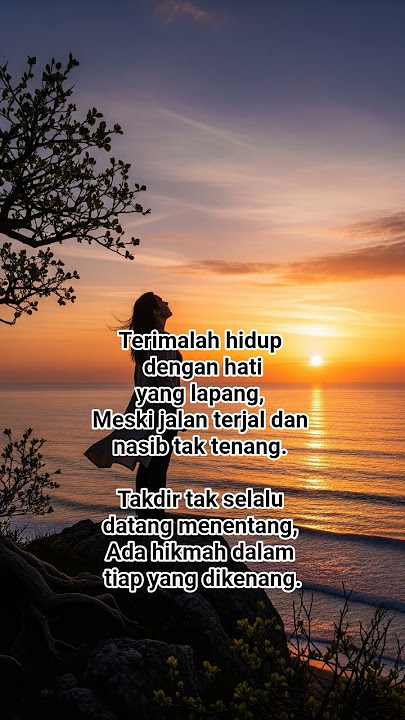 💥Penerimaan adalah awal dari ketenangan.