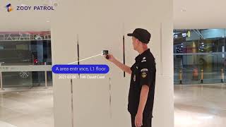 ZOOY Guard Tour System working in shopping mall
