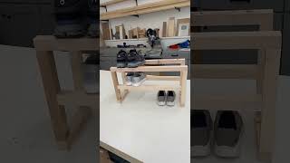 Simple Double Shoe Rack – Easy 2x2 DIY Plans