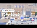 【ぽこポケ】白と水色で作る🥣仕事ポケモンが集まる海辺のマーケット🥤シンプルでかわいい豆腐建築｜pokopia