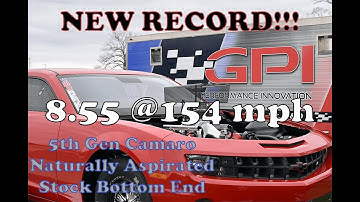 SBE NA LS3 Record - 8.55 @154mph