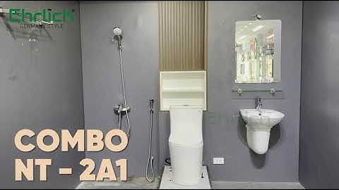 COMBO NT - 2A1| NHỎ - HỢP LÝ cho KHÔNG GIAN của bạn | #ehrlichvietnam #bathroomdesign