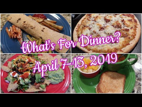 What's For Dinner? April 7-13, 2019 | Cooking for Two | Easy Meal Ideas