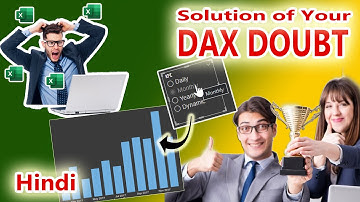 Power BI Dynamic Date Axis Granularity (Drilldown Alternative) in Hindi