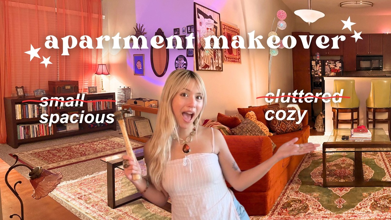 I MADE A 680 sq ft APARTMENT FEEL MASSIVE (but still cozy)