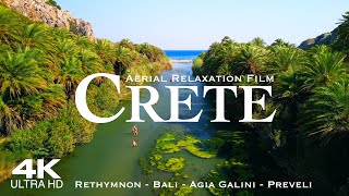 [4K] CRETE 2024  3 HOUR Drone Aerial of Rethymnon, Bali & Agia Galini | Greece Kreta Creta