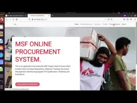 MSF - Médecins Sans Frontières | Medical humanitarian  Logistic and Tender Management Application